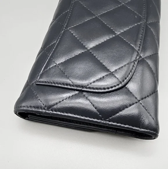 🩶CHANEL Grey Authentic Tri-fold Wallet/Clutch🩶 - Picture 12 of 17